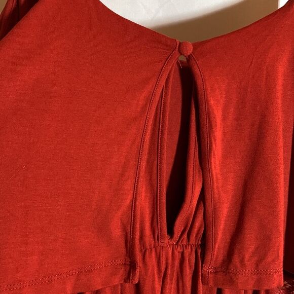 Topshop Burnt Orange Boho Romper NWT - Picture 6 of 10